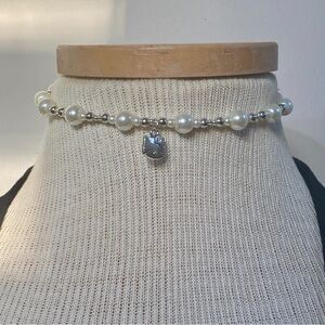 Hello Kitty Faux Pearl Choker Necklace